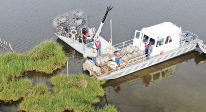 Danos Wraps Innovative Coastal Restoration Project