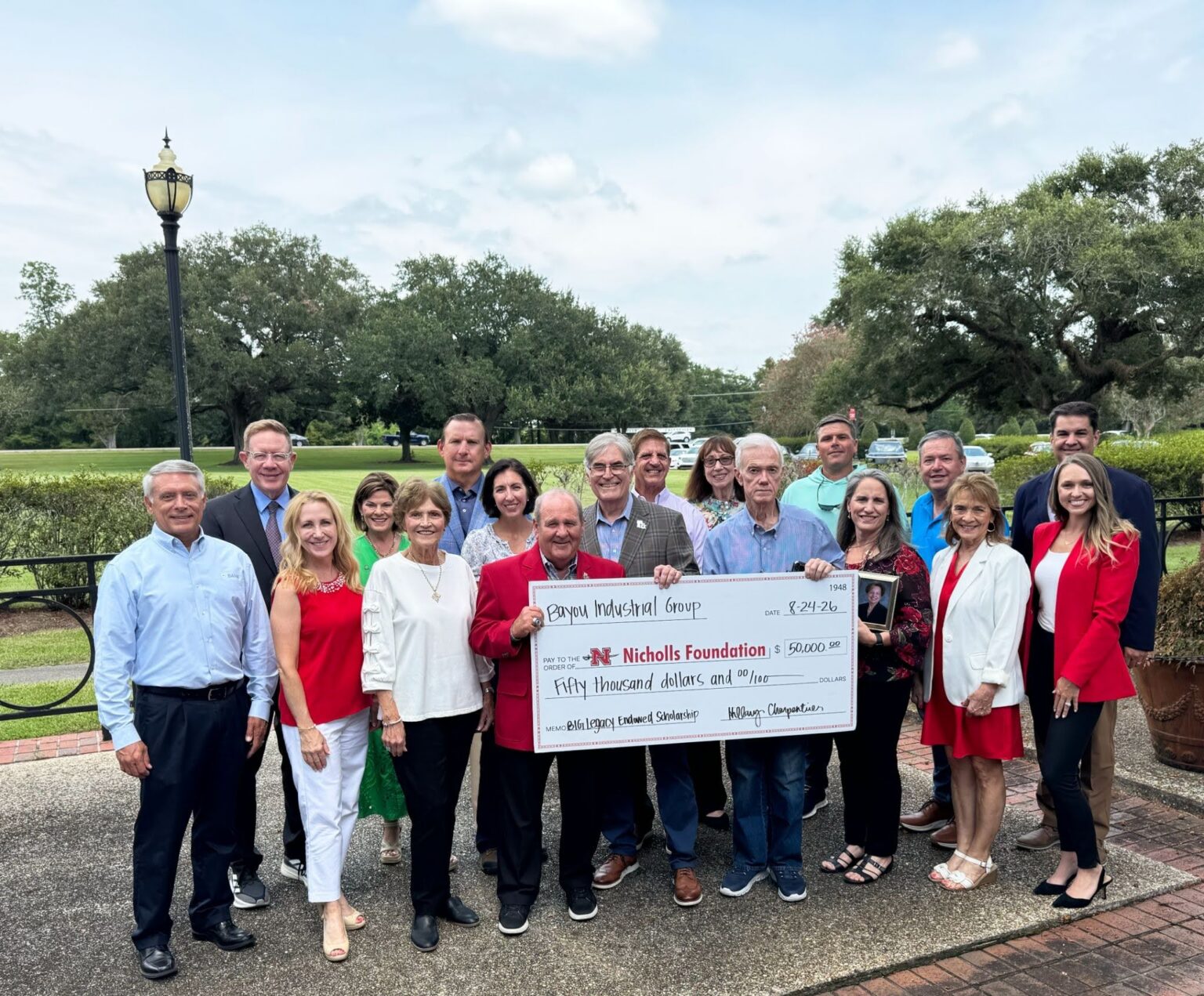 SCIA and BIG establish $50,000 scholarship fund for Bayou Region students at Nicholls